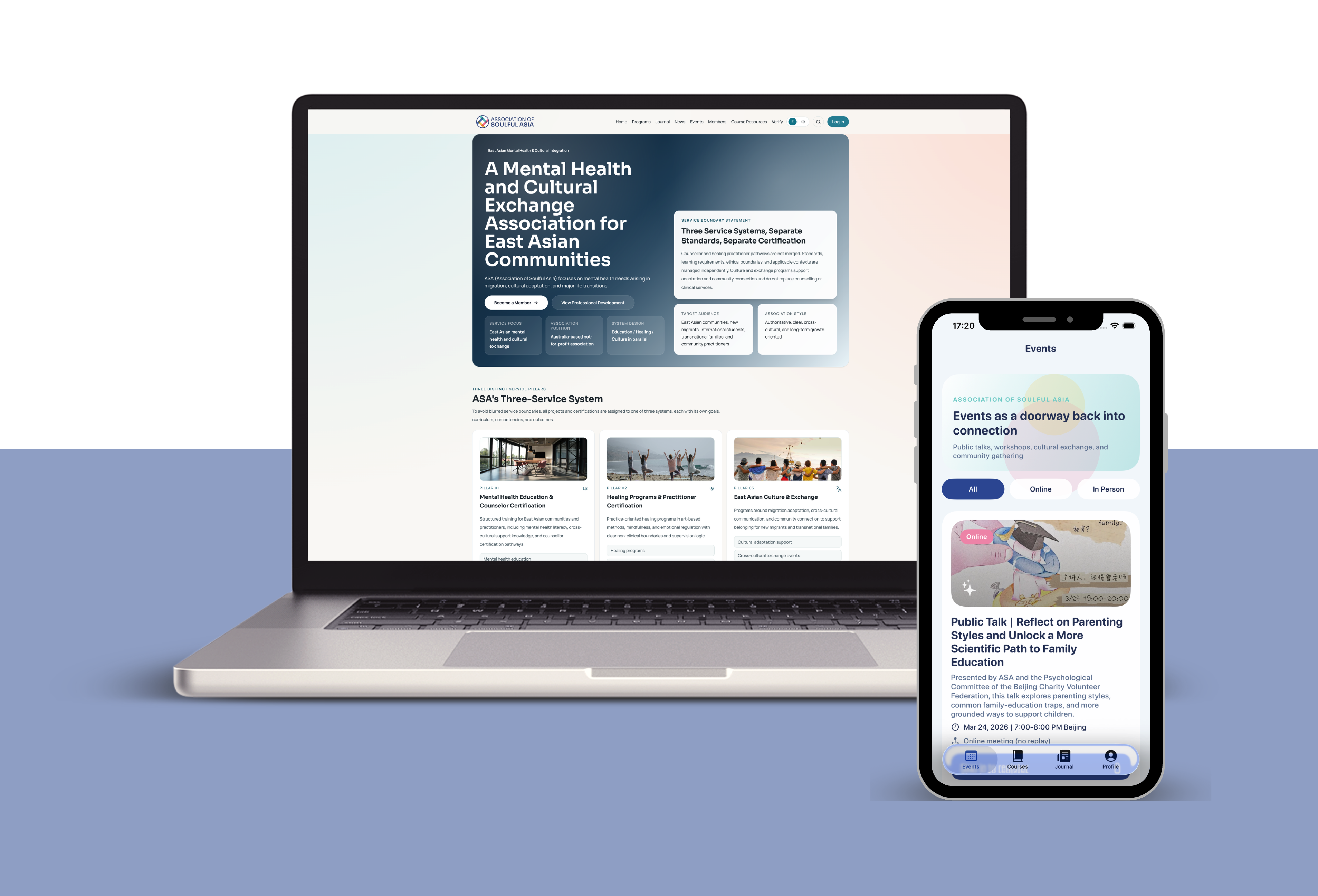 Soulful Asia service platform and mobile app overview